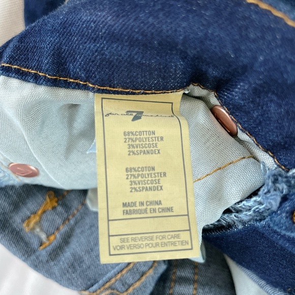 3/$15 7 For all Man Kind baby jeans  12m - Picture 4 of 5